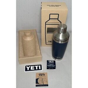 Yeti Rambler 20 oz Cocktail Shaker - Navy - NEW in Box w/ Paperwork